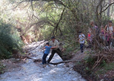 The Children enjoying nature