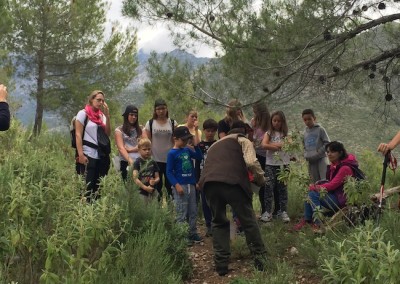 Park Ranger begins another briifing for the kids